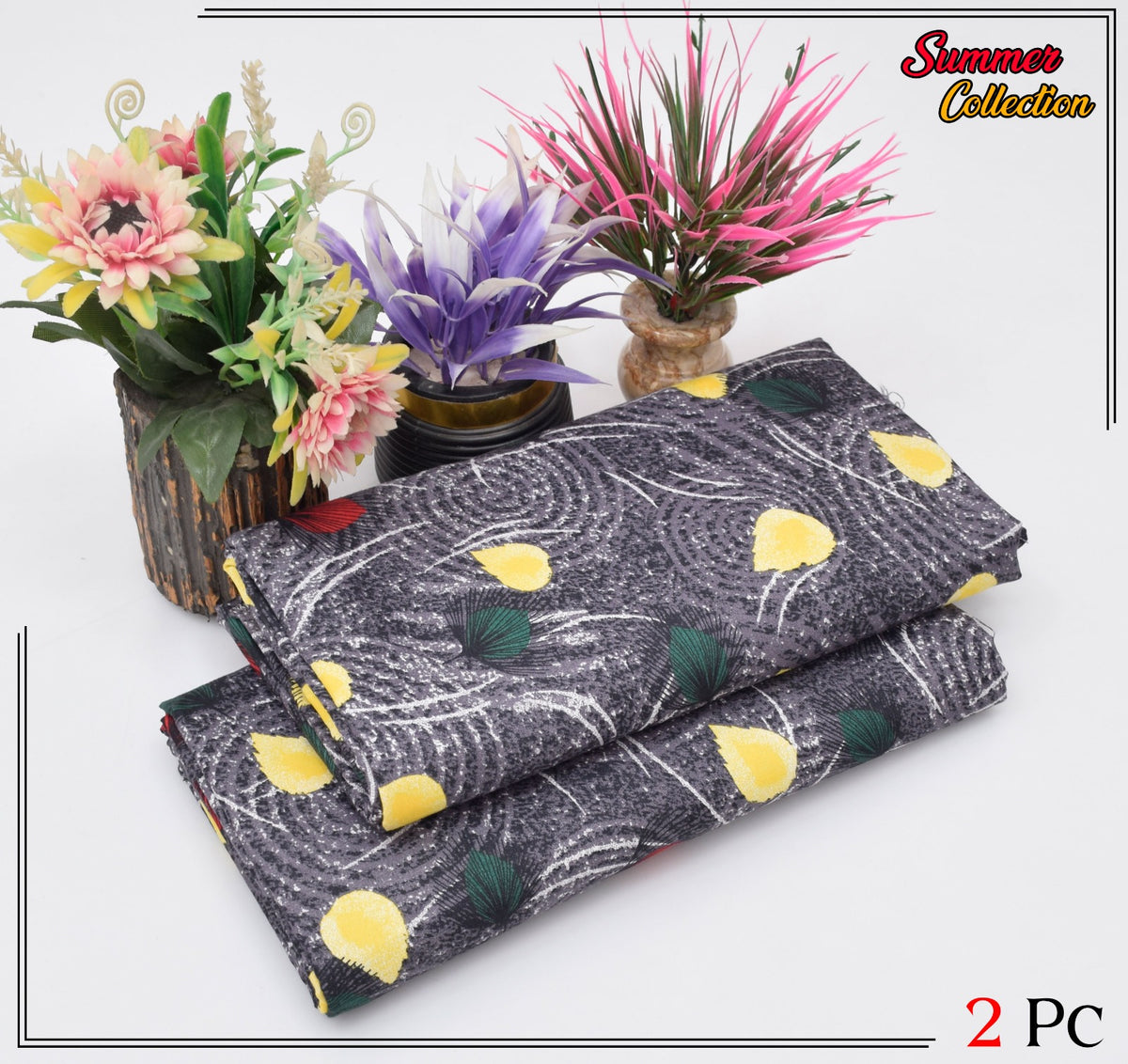 2 Piece Cotton Digital Print D # 212